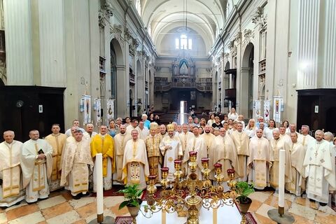 A Reggio Emilia celebrato il 60 ° compleanno di Rev. Don Mykhailo Khromianchuk