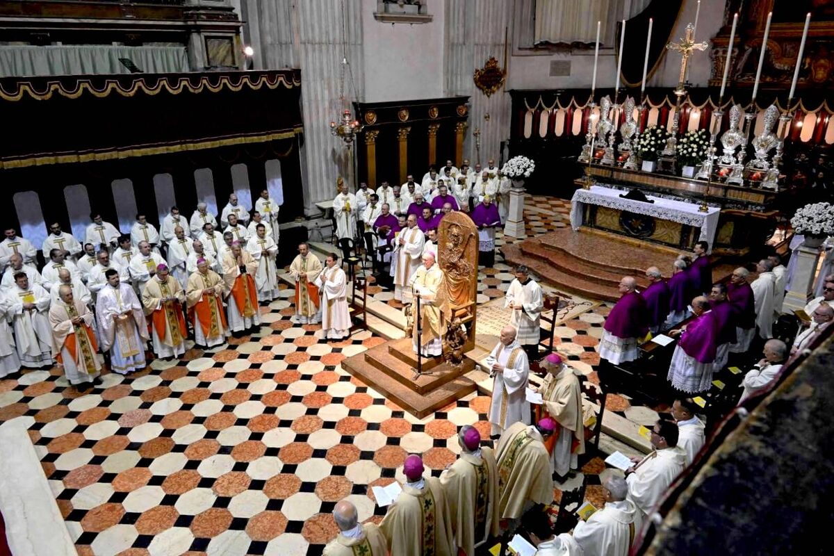 L’Esarca Apostolico si è congratulato con l’Ordinario di Brescia per il suo ritorno in diocesi