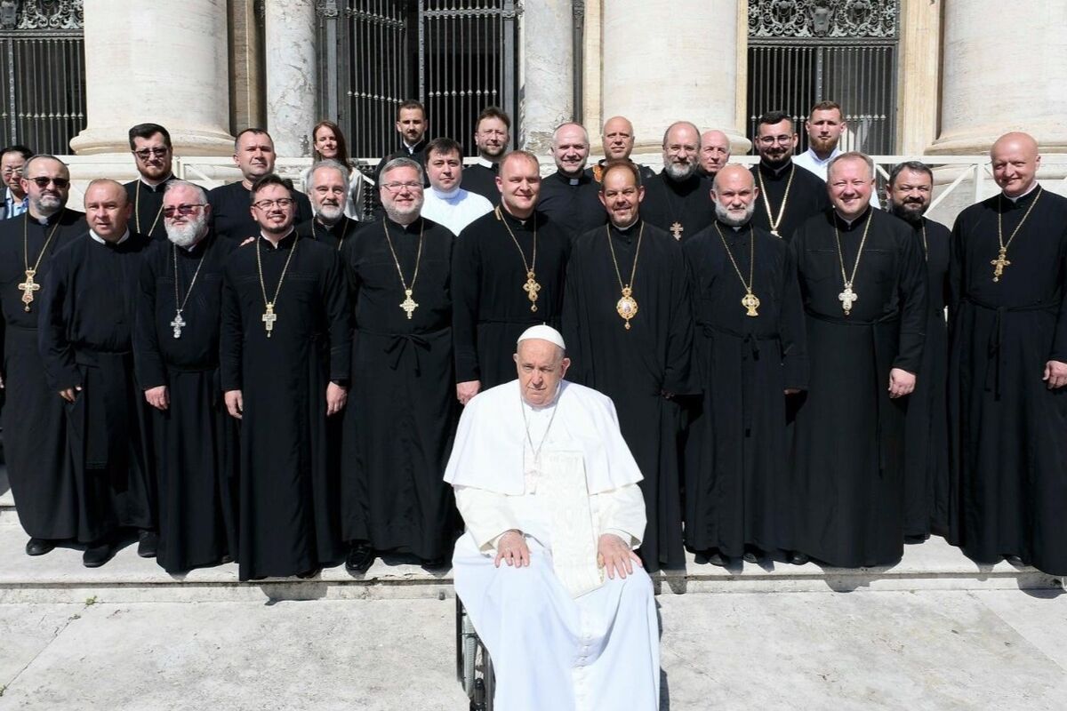 Папа привітався з членами комісії УГКЦ в справах духовенства