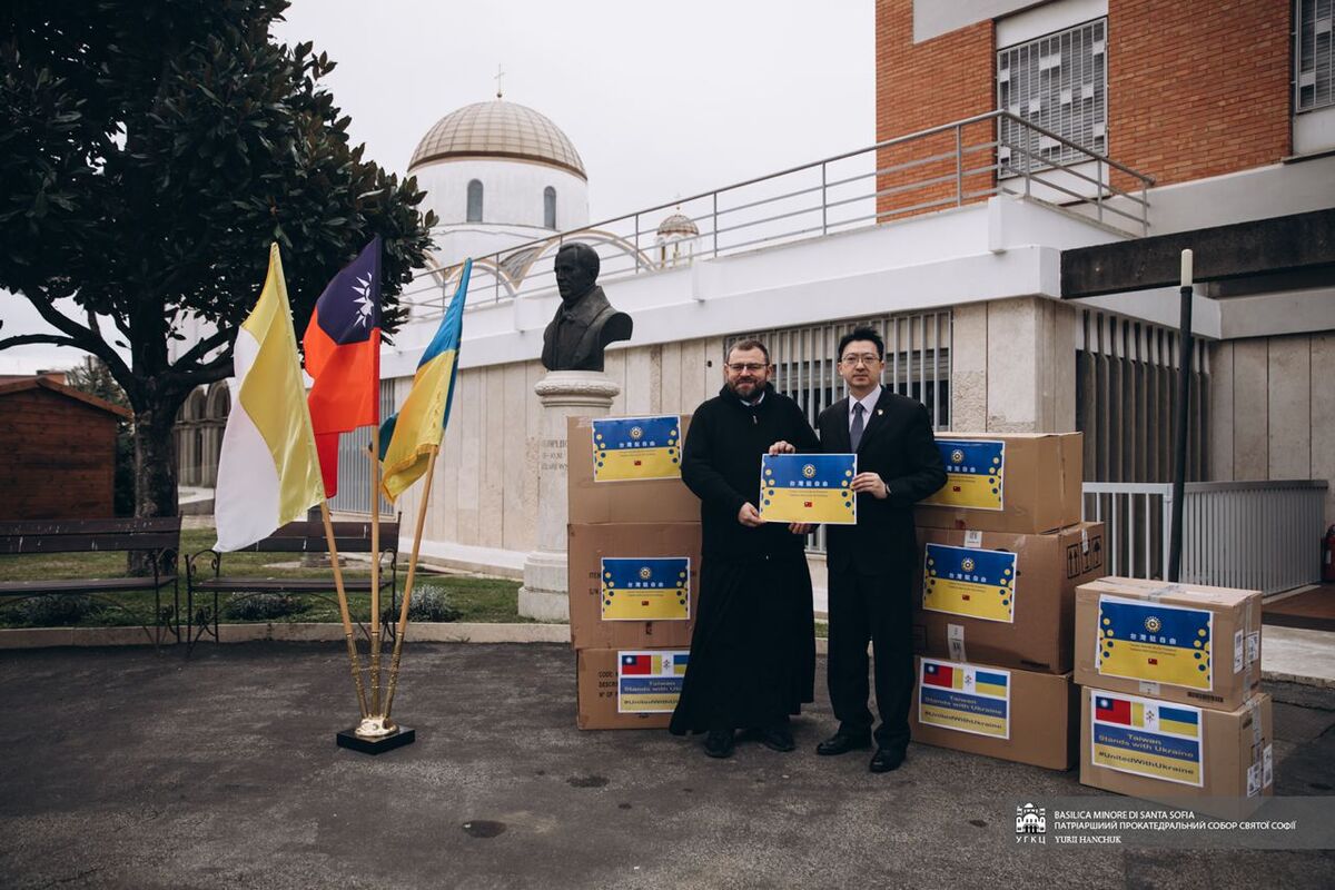 Insieme all’Ucraina: l’ambasciatore di Taiwan presso la Santa Sede ha consegnato un altro aiuto umanitario