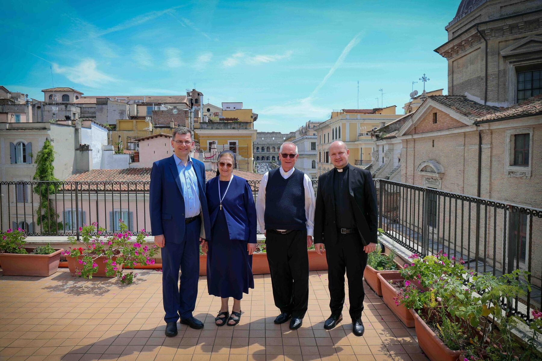 Nella Curia dell’Esarcato Apostolico si è svolto un incontro con il rettore dell’Università Cattolica Ucraina di Leopoli