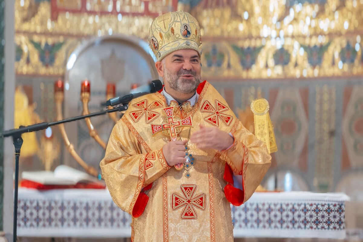 Проповідь владики Григорія Комара під час з’їзду церковних співців Апостольського Екзархату в соборі Святої Софії