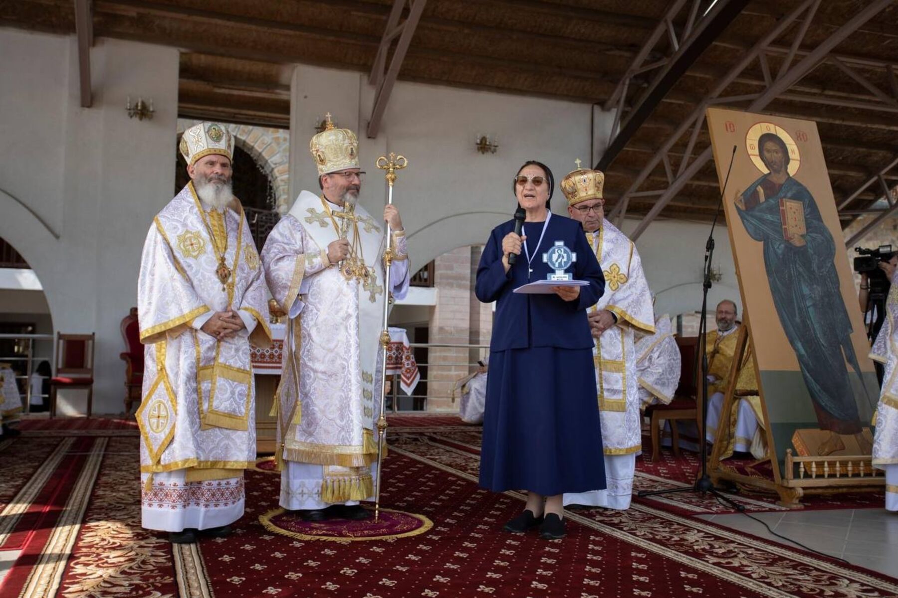 Під час прощі катехитів у Зарваниці Глава УГКЦ відзначив патріаршими грамотами с. Луїзу Цюпу, СНДМ