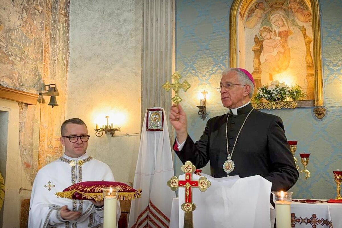 «Нехай Всемогутній Бог дарує вам свій мир та благословення!»: Архиєпископ Ренато Боккардо відвідав українську громаду м. Сполето