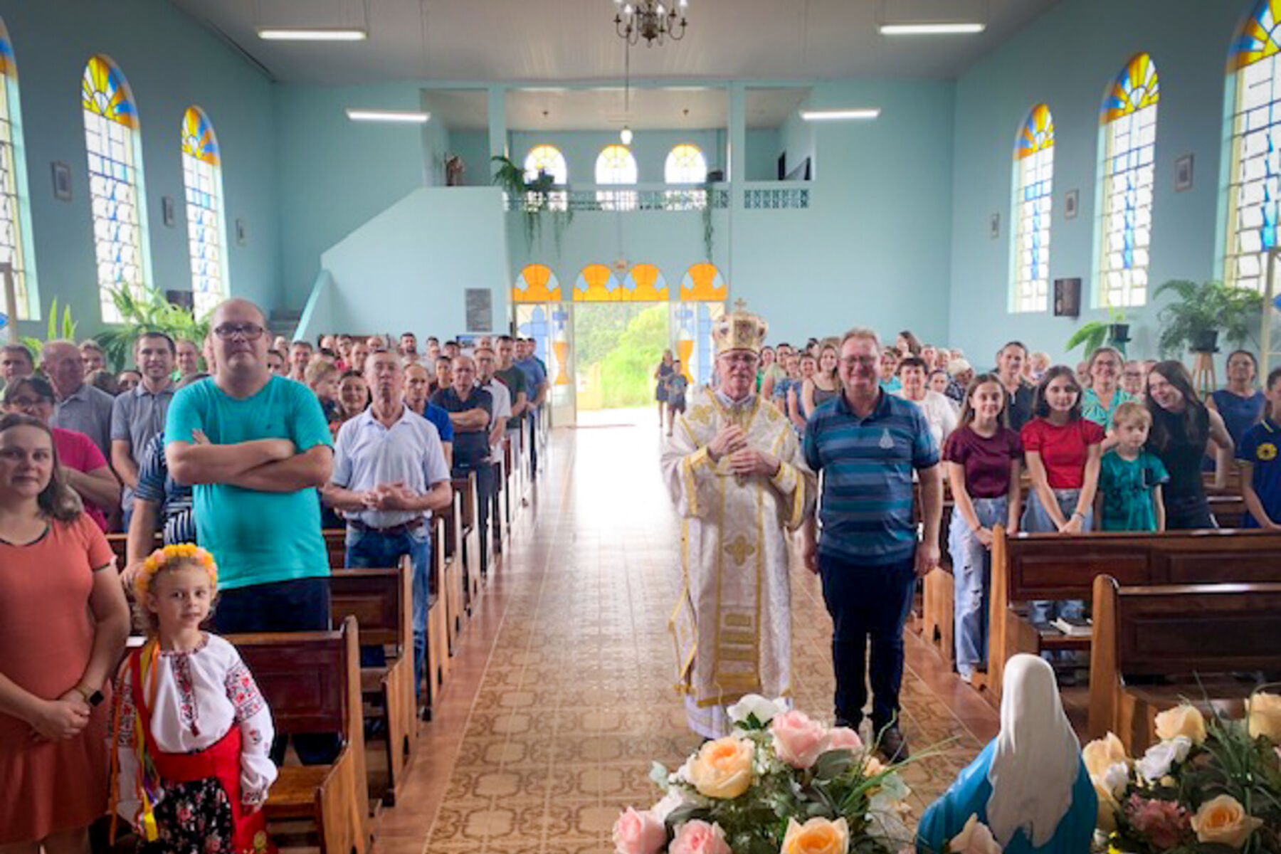 Апостольський Екзарх відслужив Божественну Літургію у рідному Помбасі