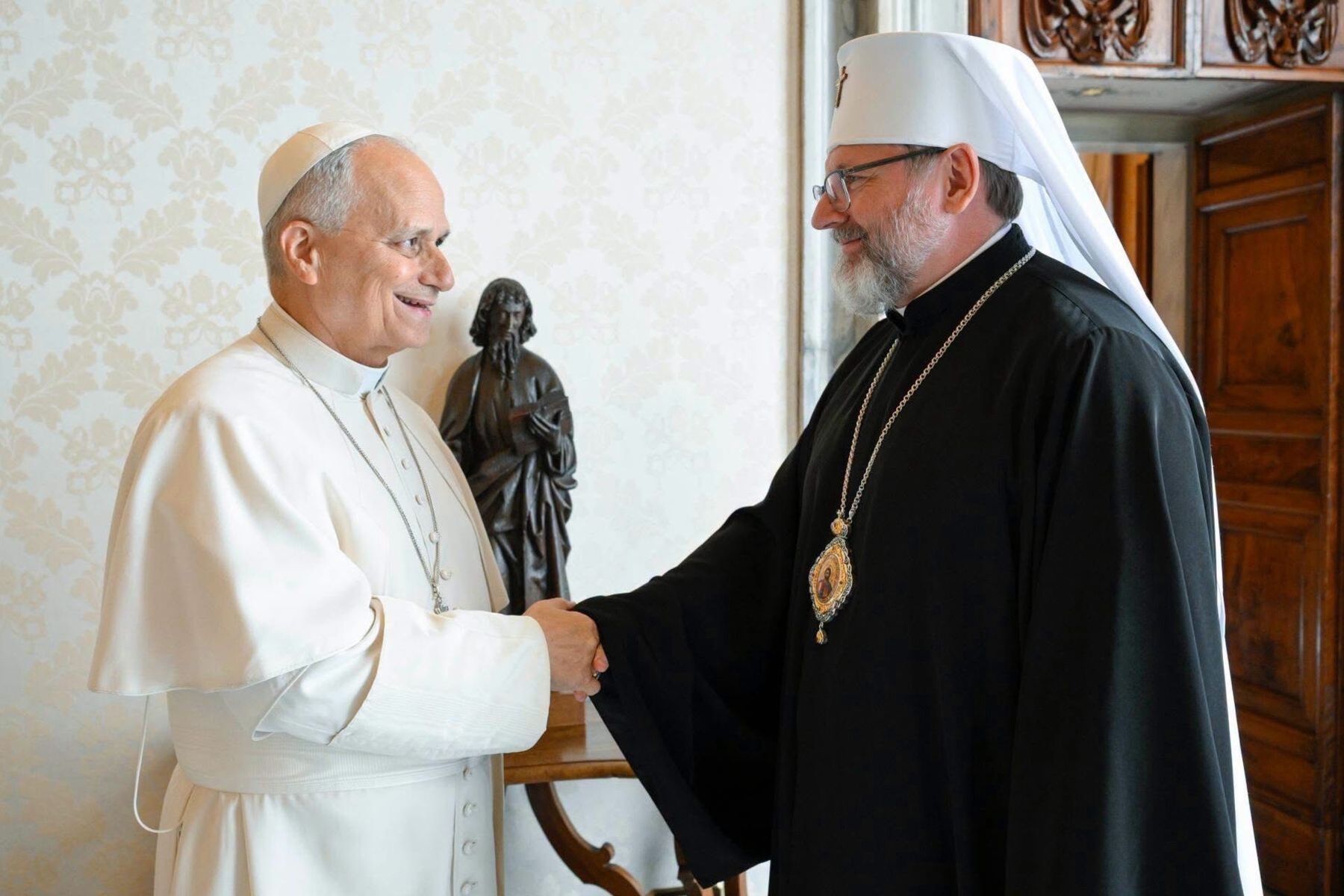 «Grazie per la testimonianza di fede della vostra Chiesa», Papa Leone XIV incontra Sua Beatitudine Sviatoslav