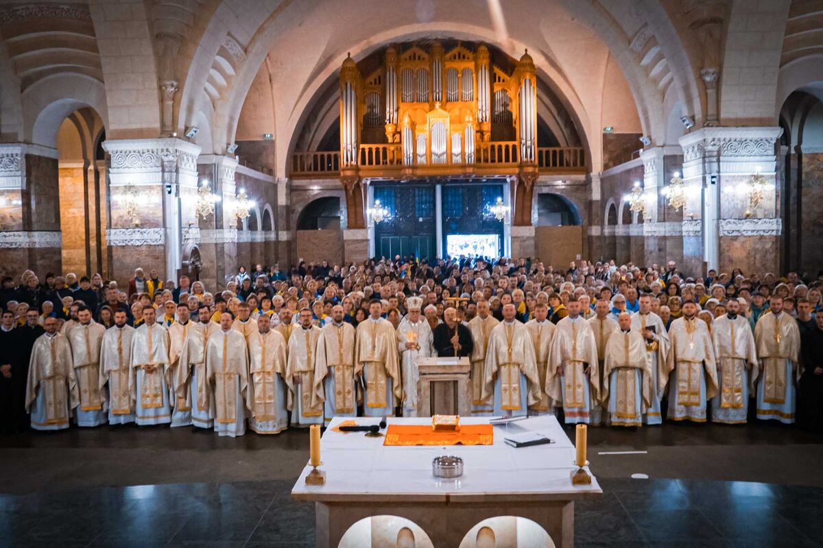 I fedeli dell’Esarcato Apostolico hanno pregato a Lourdes per una pace giusta in Ucraina