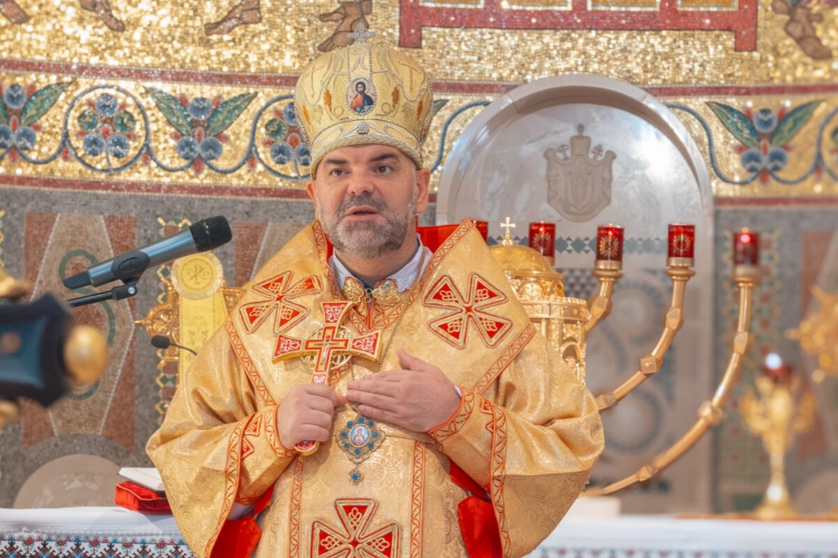 Проповідь владики Григорія Комара під час з’їзду церковних співців Апостольського Екзархату в соборі Святої Софії