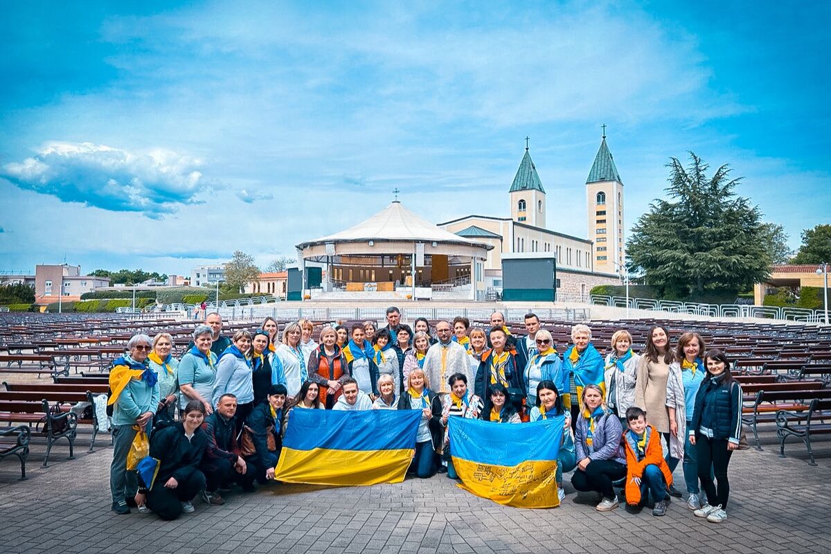 A Medjugorje, i pellegrini ucraini hanno pregato per la pace in Ucraina