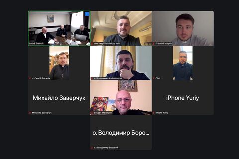 Представник Апостольського Екзархату взяв участь у зустрічі з керівником Департаменту військового капеланства УГКЦ