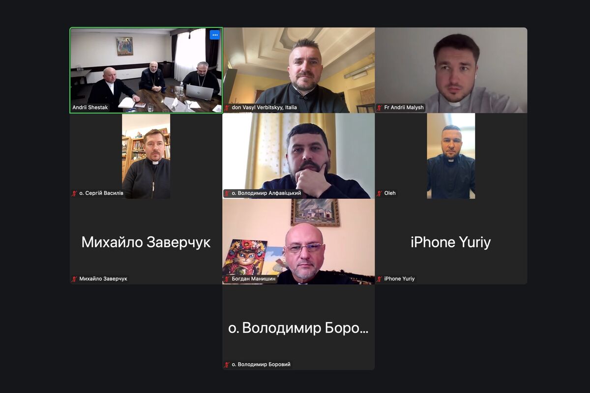 Представник Апостольського Екзархату взяв участь у зустрічі з керівником Департаменту військового капеланства УГКЦ