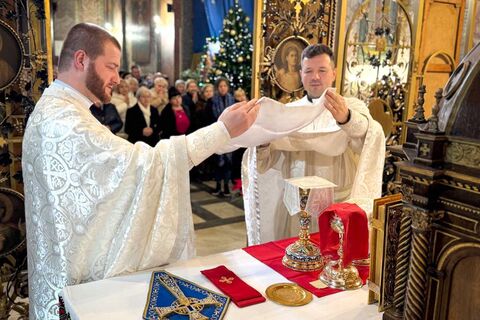 «Богоявлення — свято Божого Батьківства та Його любові»: Отець-Протосинкел з нагоди празника у катедрі Екзархату